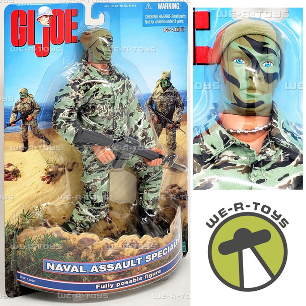 G.I. Joe Naval Assault Specialist Fully Poseable Action Figure 1999 Hasbro NEW