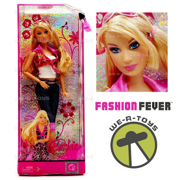 Barbie Fashion Fever Fashion, Style and Friendship Doll 2007 Mattel L9541