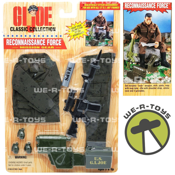 G.I. Joe Classic Collection Reconnaissance Force Mission Gear #27974 Hasbro NEW