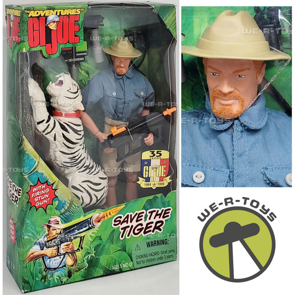 G.I. Joe The Adventures of G.I. Joe Save the Tiger Figure Set #81514 Hasbro NRFB