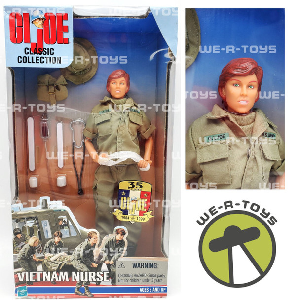 G.I. Joe Vietnam Nurse Action Figure Classic Collection Hasbro 1999 #81537 NEW