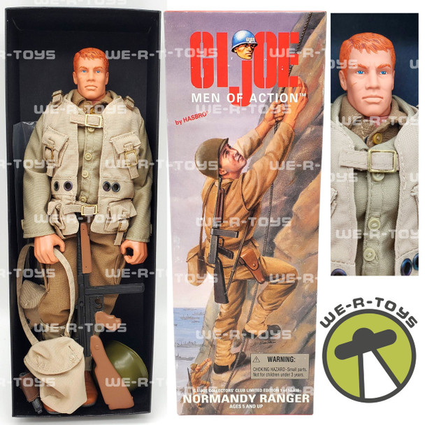 G.I. Joe Men of Action Normandy Ranger Collector Club Hasbro 1998 NRFB