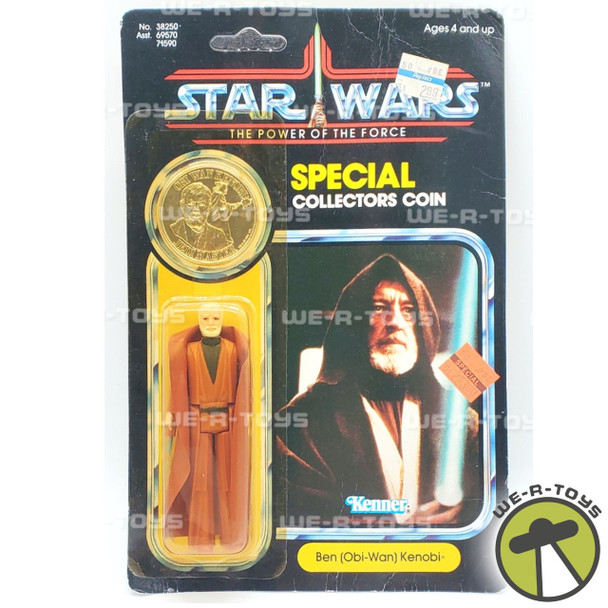 Star Wars POTF Ben (Obi-Wan) Kenobi Action Figure 92 Back 1984 Unpunched NRFP