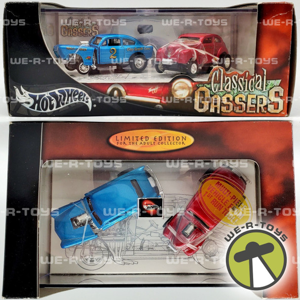 Hot Wheels Collectibles Classical Gassers Austin Gas Coupe and Kaiser 2003 NEW