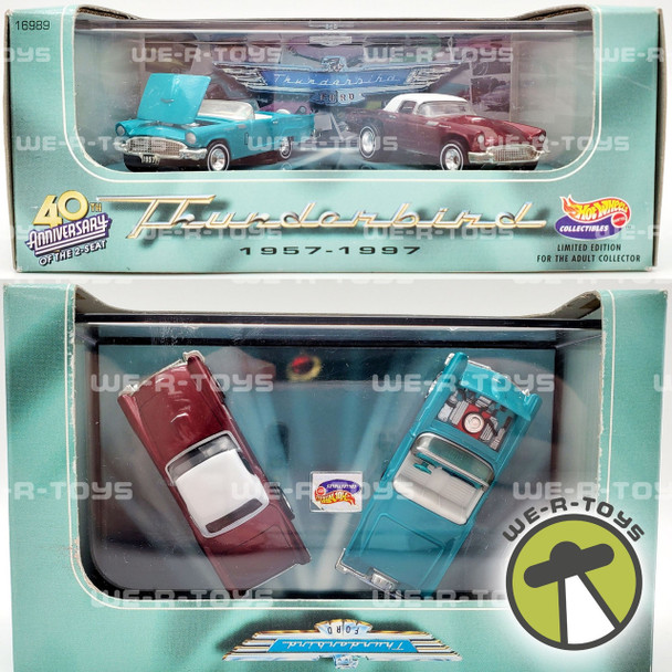Hot Wheels Collectibles Thunderbird 40th Anniversary of the 2-Seat 1996 NEW