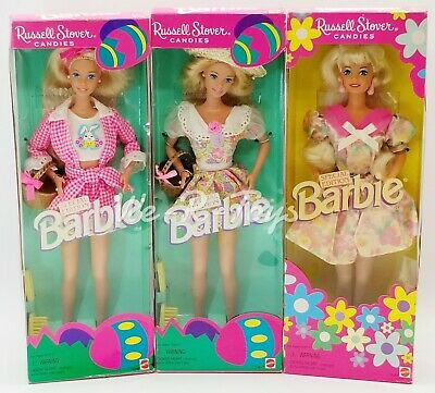Barbie Lot of 3 Russell Stover Candies Special Edition Dolls Mattel NRFB