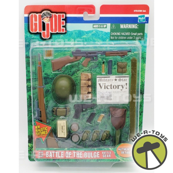 G.I. Joe Battle of the Bulge Battle Gear WWII US Army 2000 Hasbro No. 57751 NRFP