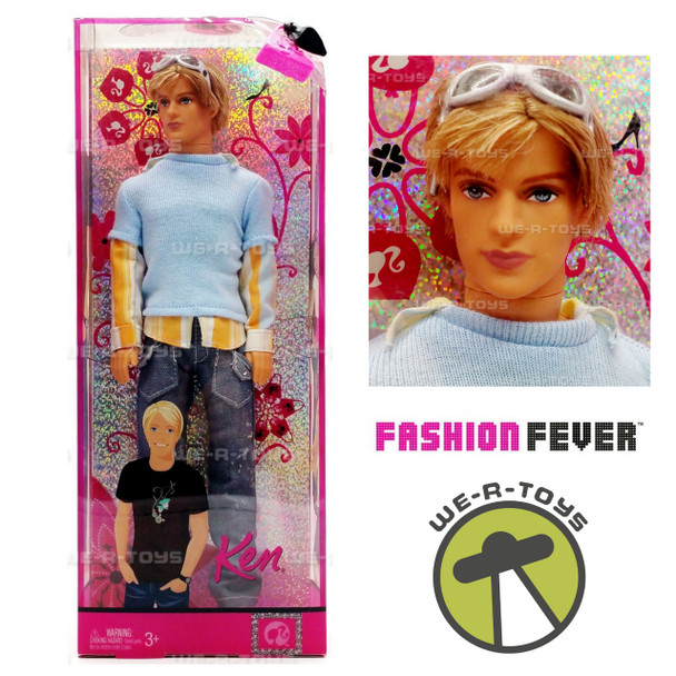 Barbie Fashion Fever Ken Doll Blue Jeans 2007 Mattel L9543