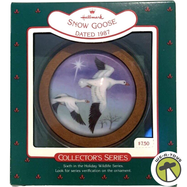 Hallmark Keepsake Ornament Snow Goose Holiday Wildlife 6th in Series 1987