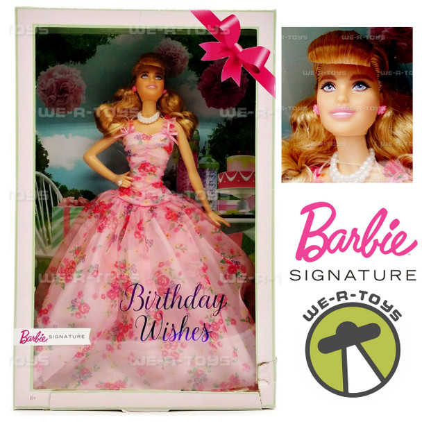 Barbie Signature Birthday Wishes Doll 2018 Mattel FXC76