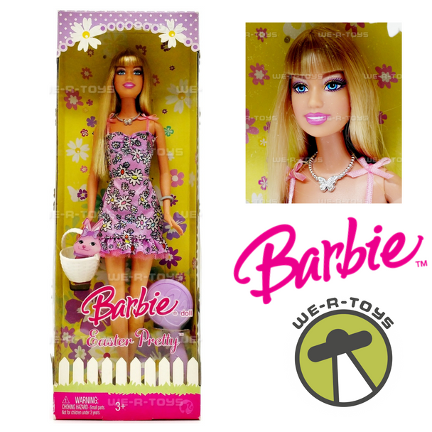 Easter Pretty Barbie Doll 2009 Mattel N8170