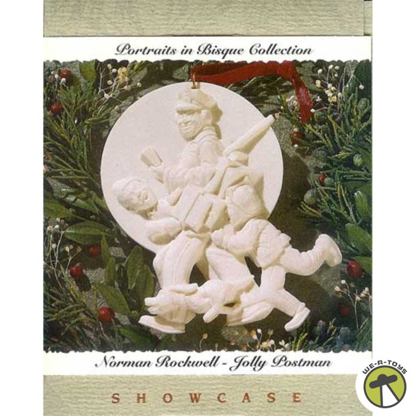 Hallmark Norman Rockwell Jolly Postman Portraits in Bisque Series 1993 Ornament