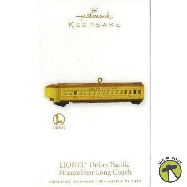 Hallmark Lionel Union Pacific Streamliner Long Coach 2010 Ornament