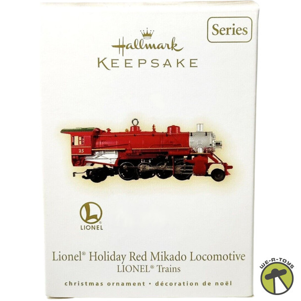 2009 Hallmark Lionel Holiday Red Mikado Locomotive #14 Ornament