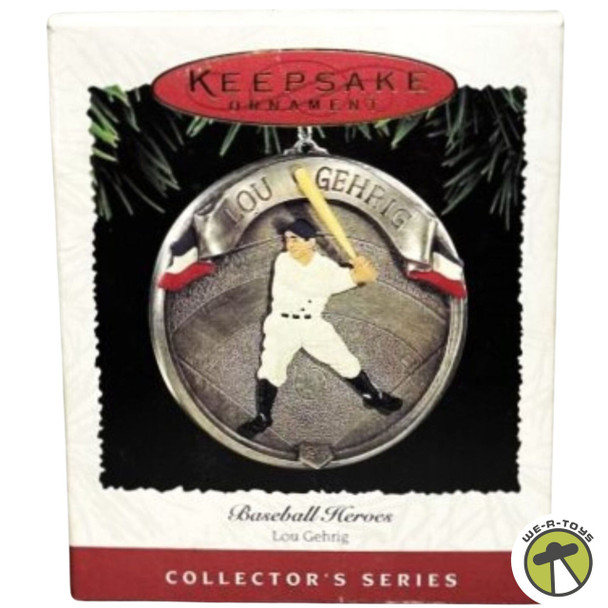 MLB 1995 Hallmark Ornament Baseball Heroes Lou Gehrig # 2 Series