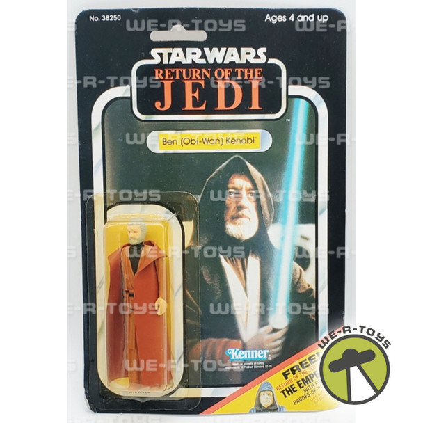 Star Wars POTF Ben (Obi-Wan) Kenobi Action Figure 65 Back 1983 Grey Hair NRFP