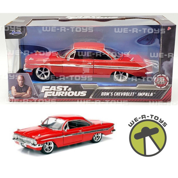 Fast & Furious Fast and the Furious 8 Dom's Chevy Impala Jada 1:24 Scale Die-Cast Metal Vehicle