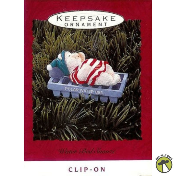 Hallmark Keepsake Ornament Water Bed Snooze Clip-On Ornament 1993