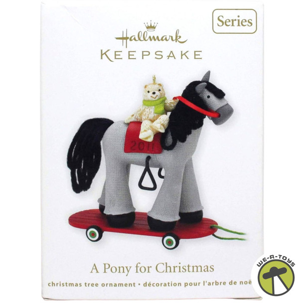 Hallmark Keepsake Ornament A Pony for Christmas 14th in Series 2011