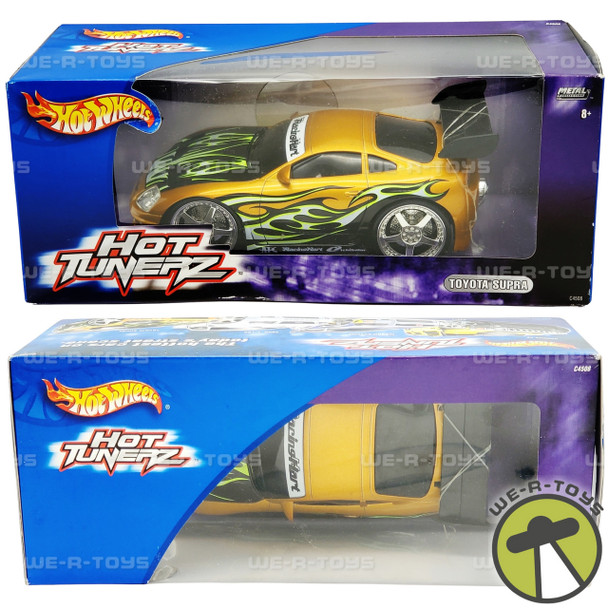 Hot Wheels Metal Collection Hot Tunerz Orange Toyota Supra Mattel 2003 NRFB