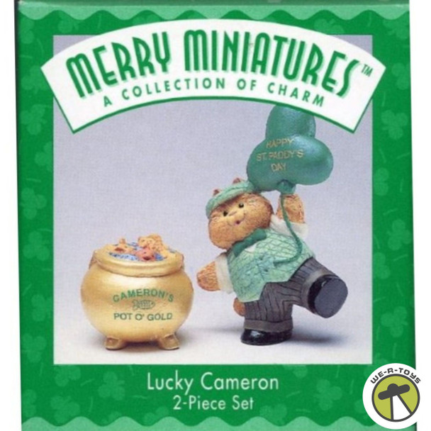 Hallmark Merry Miniatures Lucky Cameron 2 Piece Ornament Set