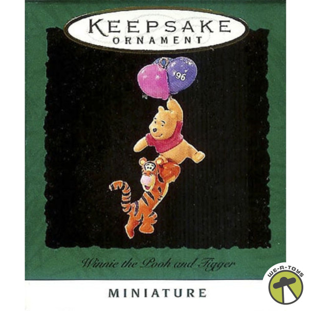 Disney Hallmark Keepsake Winnie the Pooh and Tigger 1996 Miniature Ornament QXM4044
