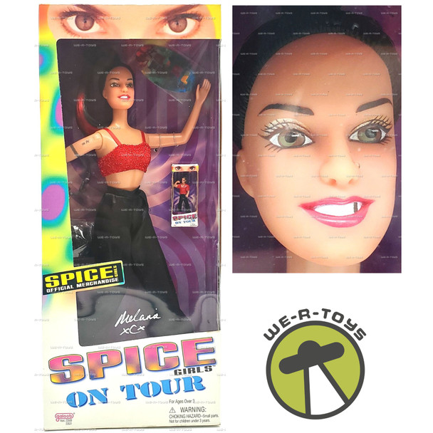 Spice Girls on Tour Melanie Chisholm Sporty Spice Doll 1998 Galoob 23531