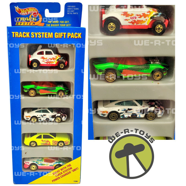 Hot Wheels Track System Gift Pack Set of 5 Cars #3870 Mattel 1994 NRFB