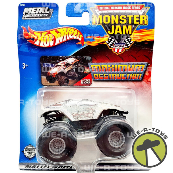 Hot Wheels Monster Truck Monster Jam Maximum Destruction #B3188 2002 Mattel NRFB