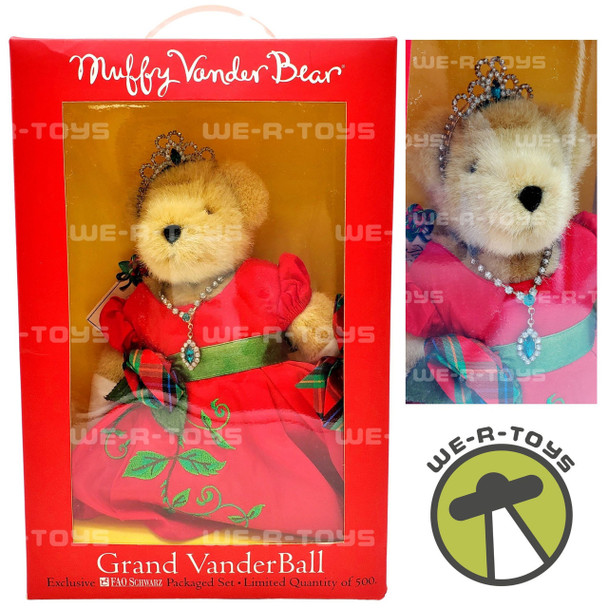 Muffy VanderBear Muffy Vanderbear Grand Vanderball and Playdate Packaged Set FAO Schwarz 1998 NEW