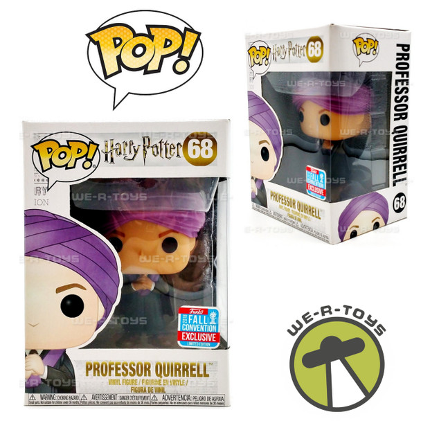 Harry Potter Funko Pop Harry Potter no 68 Professor Quirrell 2018 Fall Convention Exclusive