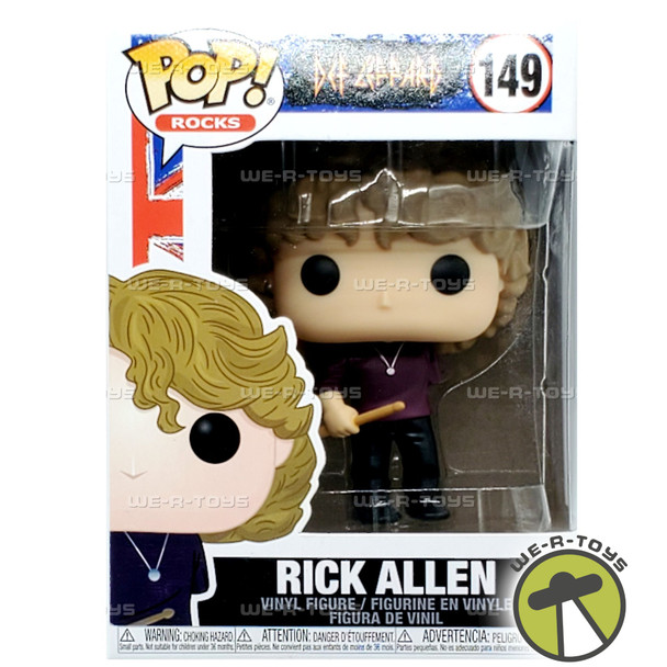 Funko POP! Rocks Def Leppard Rick Allen Vinyl Figure 2020