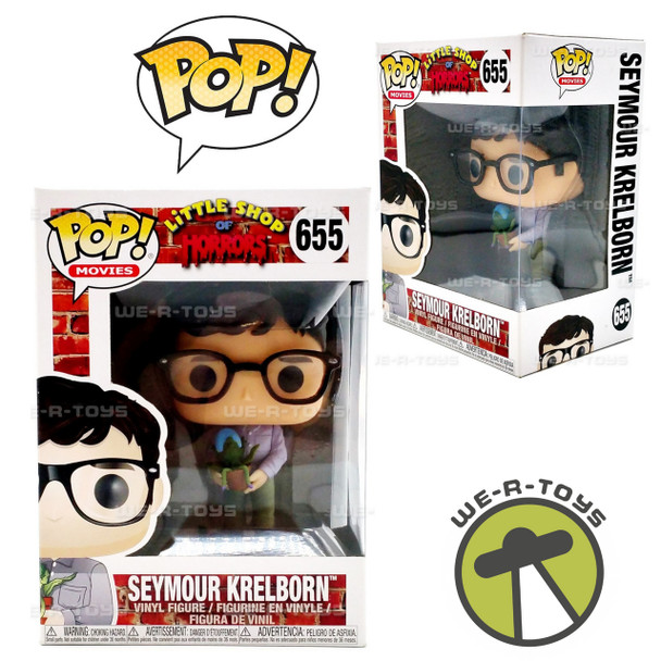 Little Shop of Horrors Funko Pop Movies Little Shop of Horrors Seymour w/ Audrey II Vinyl Figure 33095