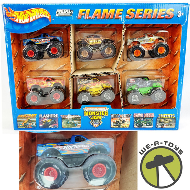 Hot Wheels Monster Jam Metal Collection Flame Series C1424 Mattel 2003 NRFB