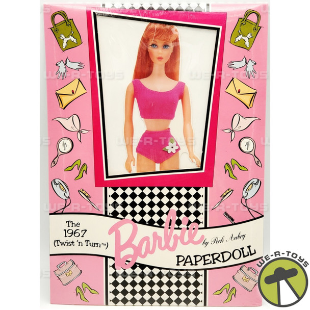 Barbie The 1967 Twist 'N Turn Barbie Paper Doll By Peck Aubry 1996 No. 00048 NEW