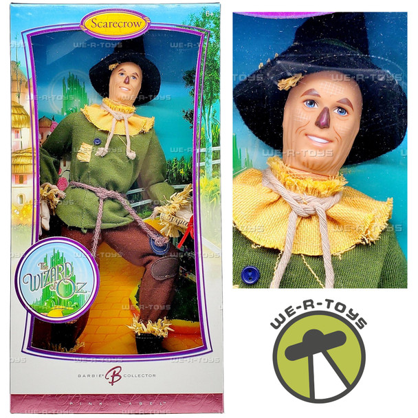 The Wizard of Oz Scarecrow Doll Pink Label 2006 Mattel K8689