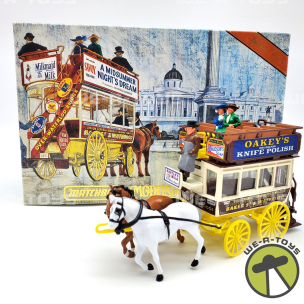 Matchbox Models of Yesteryear Horse Drawn Carriages 1886 London Omnibus NRFB