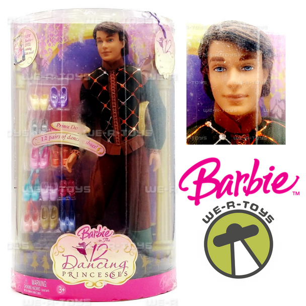 Barbie in The 12 Dancing Princesses Prince Derek Doll 2006 Mattel No. J8891