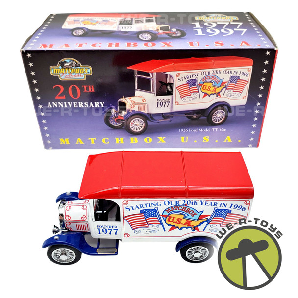 Matchbox 20th Anniversary 1926 Ford Model TT Van USA Limited 3,500 1996 NEW