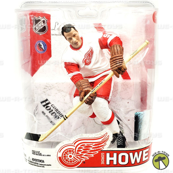 NHL Legends Gordie Howe Mr. Hockey Action Figure Detroit Red Wings #9 McFarlane
