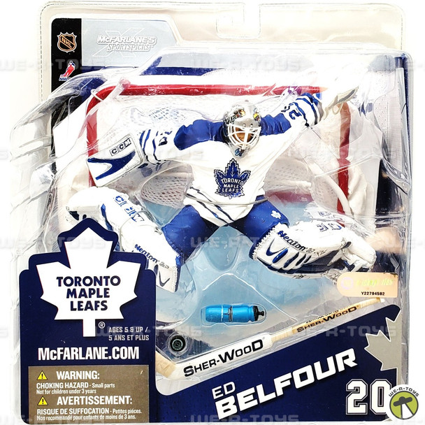 NHL Toronto Maple Leafs #20 Ed Belfour Action Figure McFarlane Toys 2004 NEW