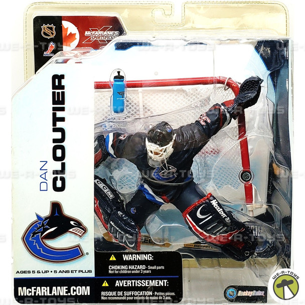 NHL Dan Cloutier Action Figure Vancouver Canucks #39 Goalie McFarlane NEW