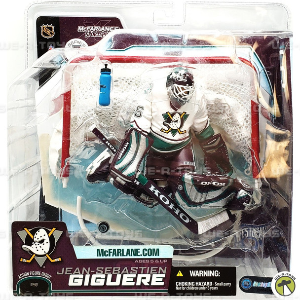 NHL Series 7 Mighty Ducks Jean-Sebastien Giguere Figure McFarlane 2003 NRFB