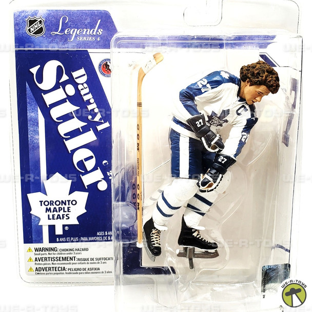 NHL Legends Series 4 Darryl Sittler Action Figure Toronto Maple Leafs #27 NEW