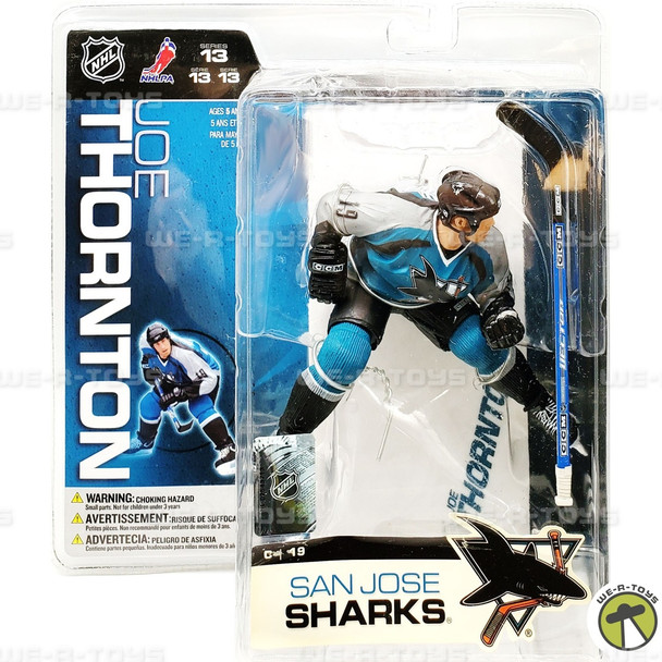 NHL Series 13 Joe Thornton Action Figure San Jose Sharks #19 McFarlane NEW