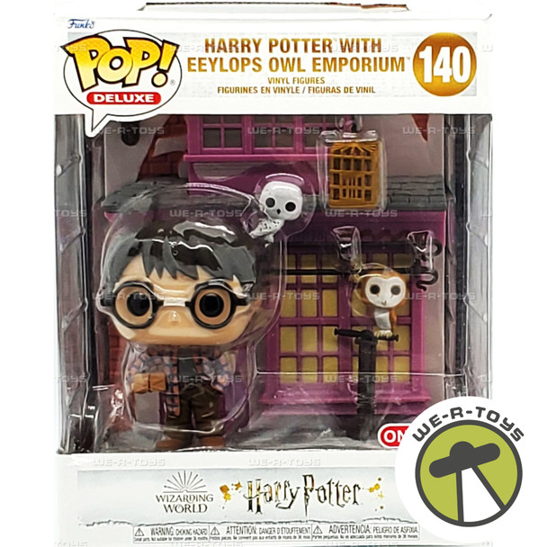 Funko Pop Deluxe 140 Harry Potter Diagon Alley Eeylops Owl Emporium & Harry NRFB