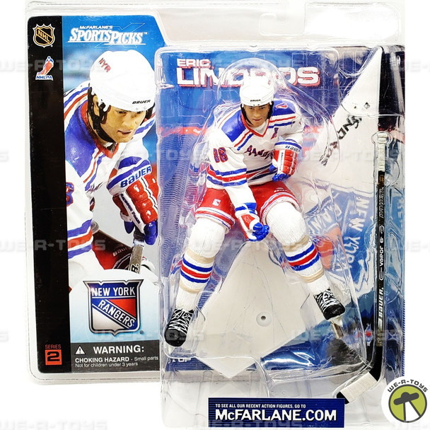 NHL Series 2 Eric Lindros Action Figure NY Rangers #88 McFarlane NEW