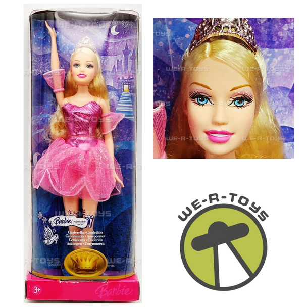 Barbie as Cinderella Doll Ballerina Style Multilingual 2006 Mattel K8048 NRFB