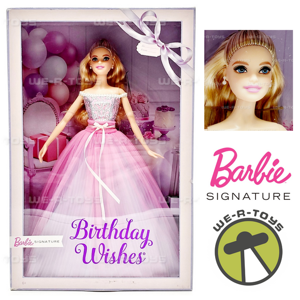 Barbie Signature Girls Collector Birthday Wishes Doll 2016 Mattel DVP49