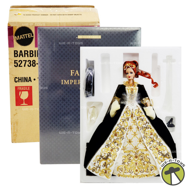Faberge Imperial Grace Porcelain Barbie Doll 2001 Mattel No. 52738 USED